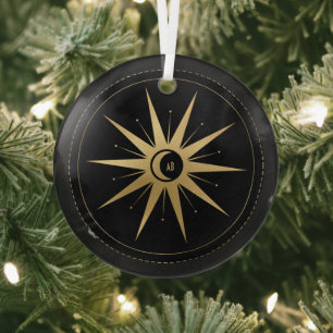 Create Your Own Gold Arcane Star Tarot Glass Tree Decoration