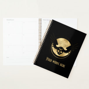 Create Your Own Gold Arcane Temperance Tarot Planner