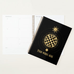 Create Your Own Gold Arcane World Tarot Planner