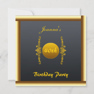 Create Your own Gold Invitation