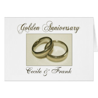 Golden Wedding Anniversary Cards Invitations Zazzle.co.uk