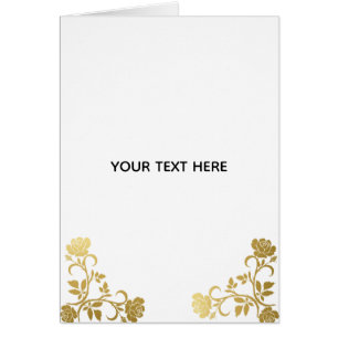 Create Your Own Golden Elegant