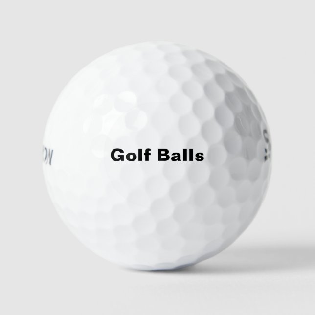 Create Your Own Golf Balls (Front)