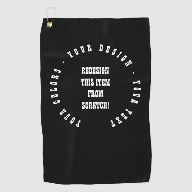 Create Your Own Golf Towel (Front)