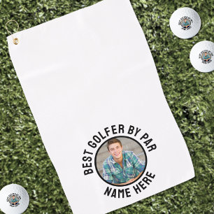 Create Your Own Golfer Photo Golf Towel