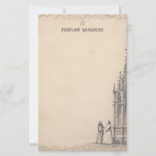 Create Your Own Gothic Mediaeval Castle Stationery