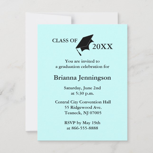 Create Your Own Graduation Invitation 2 (Front)