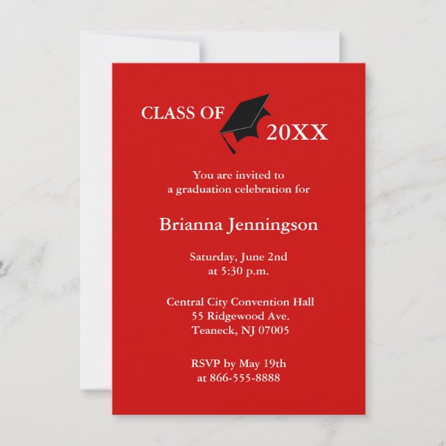 Create Your Own Graduation Invitation 6 (Front)