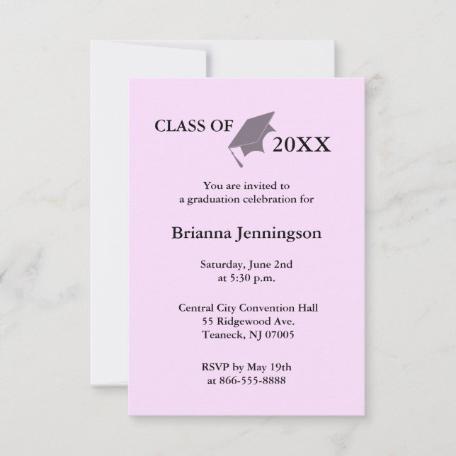 Create Your Own Graduation Invitation 7 (Front)