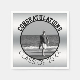 Create Your Own Graduation   Personalised Photo Napkin