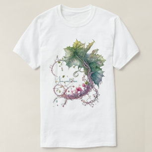 Create Your Own Grapevine Moon Wreath T-Shirt