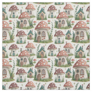 Create Your Own Grassy Fly Amanita Fairy Houses Fabric