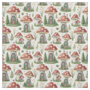 Create Your Own Grassy Fly Amanita Fairy Houses Fabric