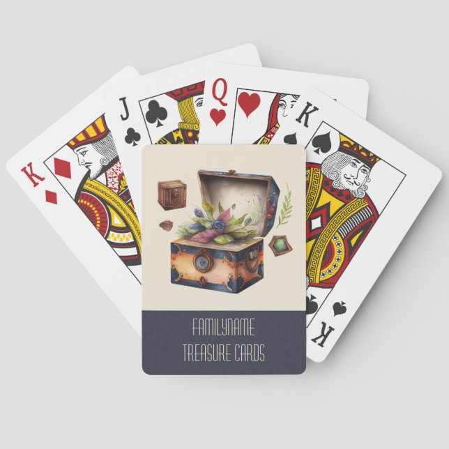 Create Your Own Greatest Treasure Playing Cards (Back)