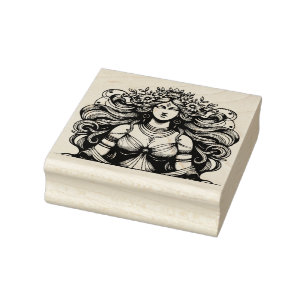 Create Your Own Greek Goddess Antheia Rubber Stamp