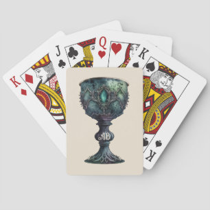 Create Your Own Green Chalice Playing Cards