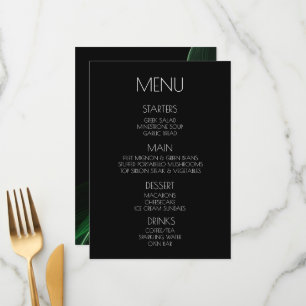 Create Your Own - Green Laser Ribbons Menu