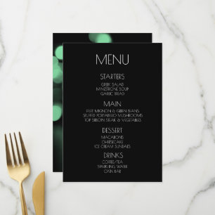 Create Your Own - Green Lights Menu