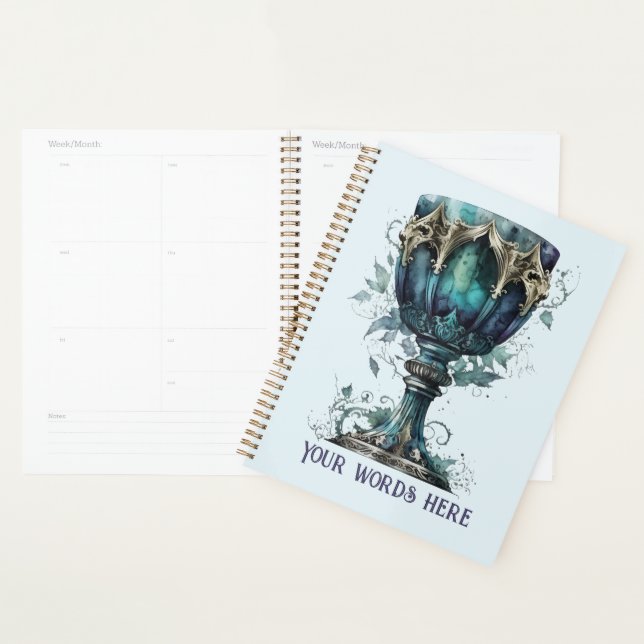 Create Your Own Green Nature Chalice Planner (Display)