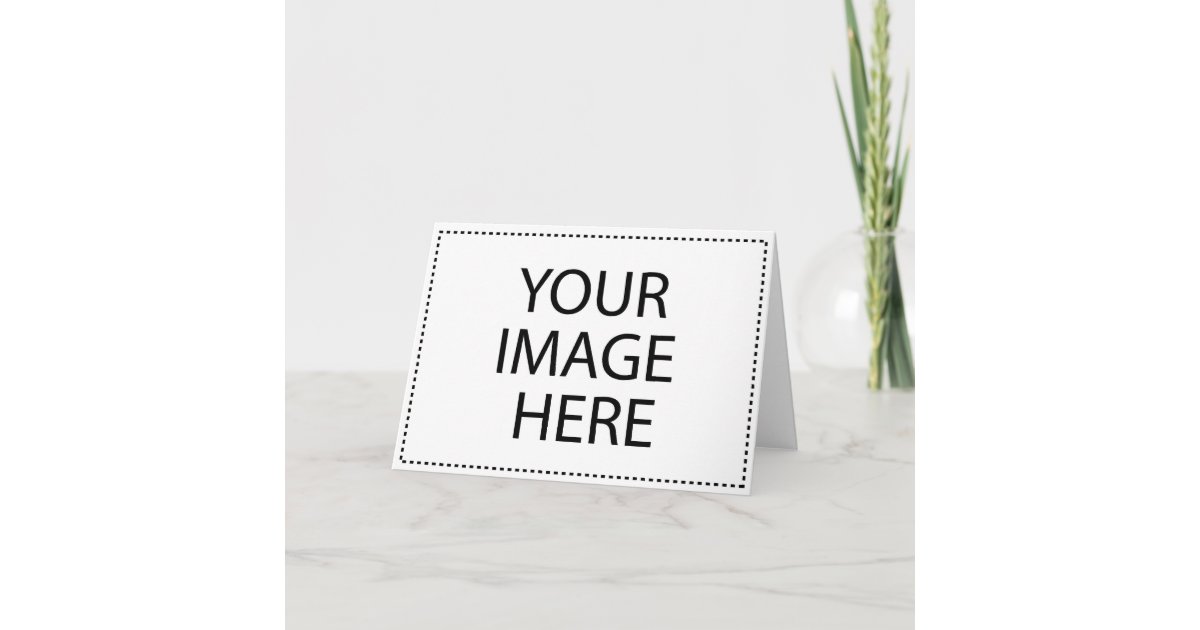 how to make your own photo card template