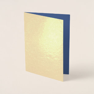 Create Your Own grey blue editable Foil Card