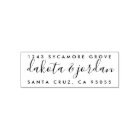 Create Your Own Hand Drawn Script Return Address