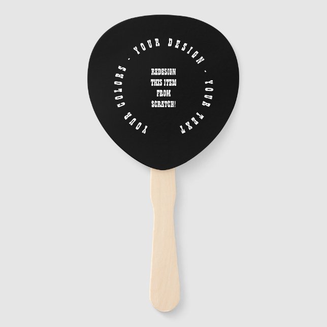 Create Your Own Hand Fan (Front)