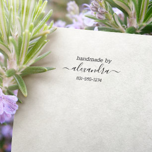 Create Your Own Handmade Name Rubber Stamp