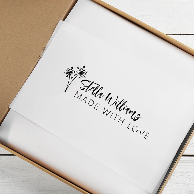 Create Your Own Handmade With Love Rubber Stamp (Create Your Own Handmade With Love Rubber Stamp)