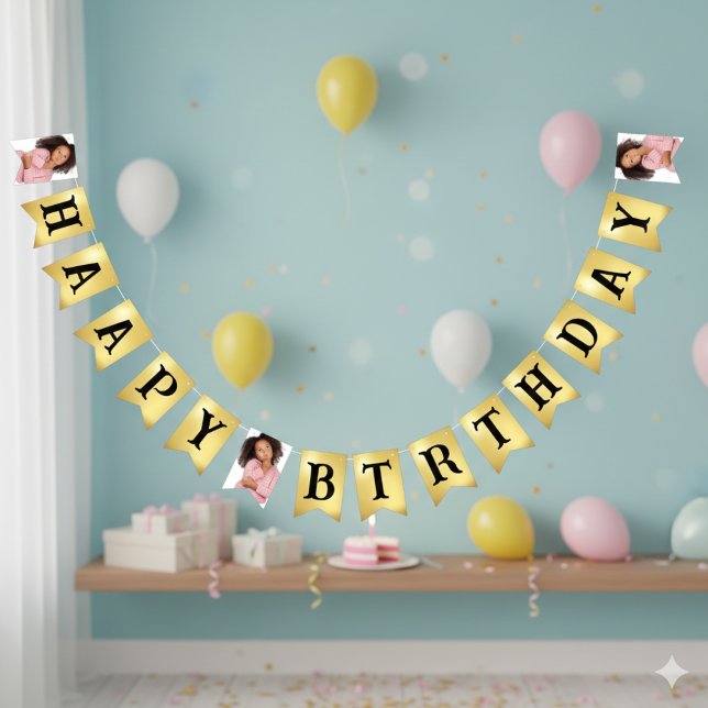 Create Your Own Happy Birthday to You Photo Bunting (Creator Uploaded)