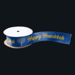 Create Your Own Happy Hanukkah Menorah Satin Ribbon<br><div class="desc">Create Your Own Happy Hanukkah Satin Ribbon. Choose the spool size and material from the options menu..</div>