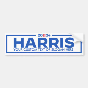 Create Your Own Harris 2024 Bumper Sticker