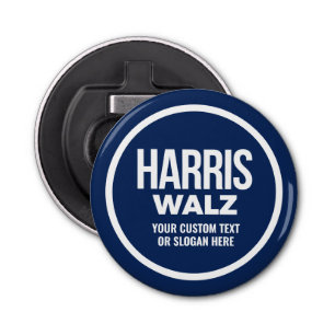 Create Your Own Harris Walz 2024 Bottle Opener