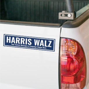Create Your Own Harris Walz 2024 Bumper Sticker