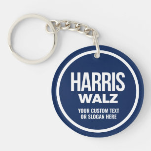 Create Your Own Harris Walz 2024 Key Ring