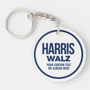 Create Your Own Harris Walz 2024 Key Ring