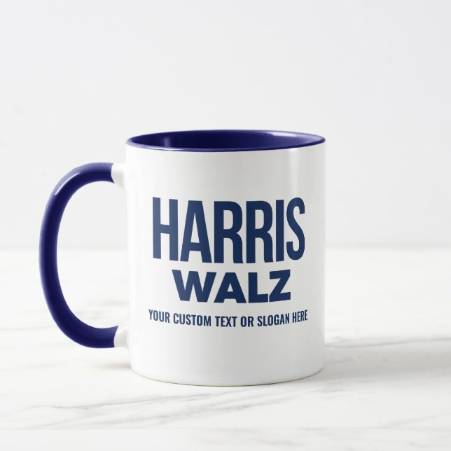 Create Your Own Harris Walz 2024 Mug (Left)