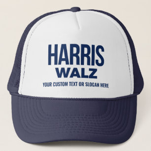Create Your Own Harris Walz 2024 Trucker Hat