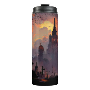 Create Your Own Haunted Mansion Halloween Thermal Tumbler