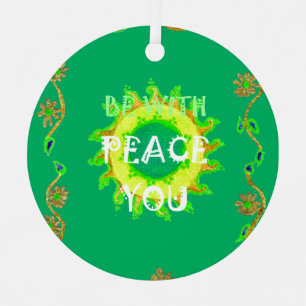 Create Your Own Have a Nice Day Peace Be With You Christmas Tree Decoration