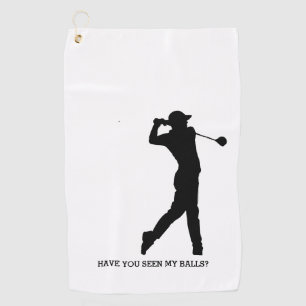 Create Your Own   HAVE YOU SEEN MY BALLS   Golf Towel