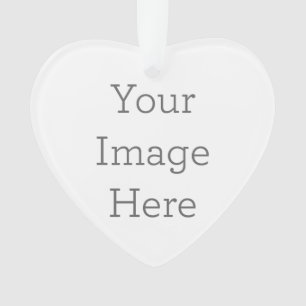 Create Your Own Heart Acrylic Ornament