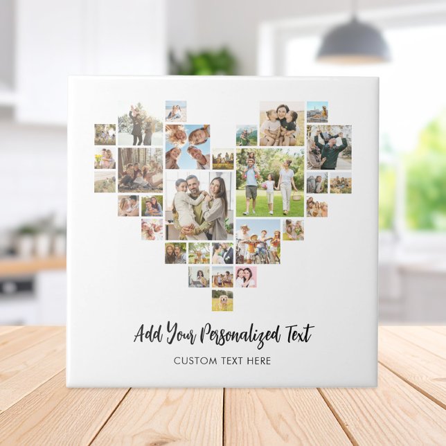 Create Your Own Heart Shaped Photo Collage Tile (Creator Uploaded)