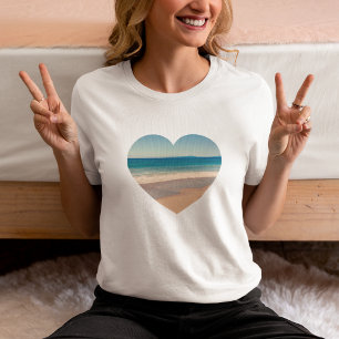 Create Your Own Heart Shaped Photo T-Shirt