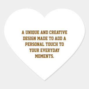 Create Your Own Heart Sticker
