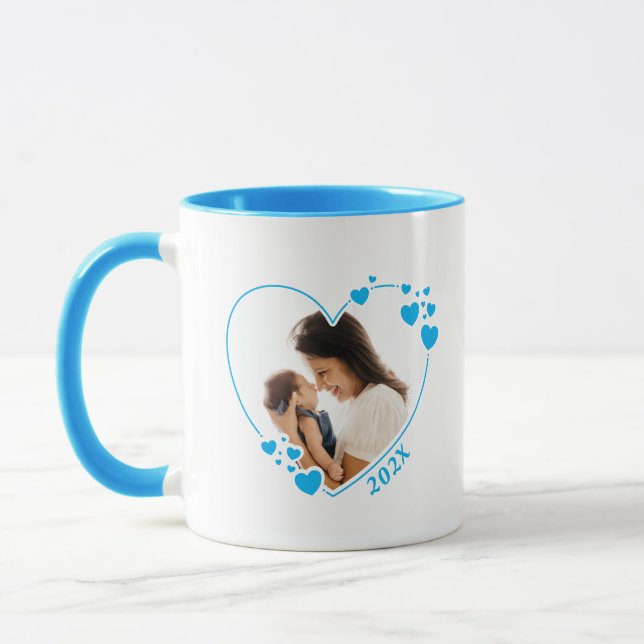 Create your own Hearts Photo Mug (Left)
