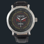 Create Your Own Hebrew Watch, Personalised / Photo Watch<br><div class="desc">Watch (HEBREW Numerals): Create Your Own - personalised professional branded item with custom logo / photo and easy further adjustments by adding text,  background colours or more images. Simple way to personalise your business,  create cool gifts for your family & friends for every occasion.</div>