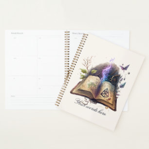 Create Your Own Hedge Witch Spell Book Planner