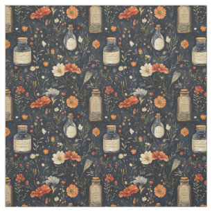 Create Your Own Hedge Witch Wildflower Apothecary Fabric