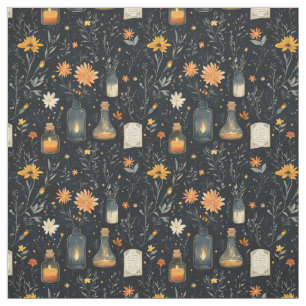 Create Your Own Hedge Witch Wildflower Candles Fabric